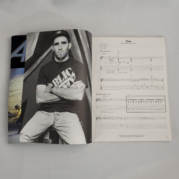 Anthrax Persistence Of Time Recorded Guitar Versions Tab Book - Picture 7 of 16